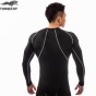 TUNSECHY Brand Long Sleeve T-Shirt Men Round Collar Compression Tight T-Shirt Wholesale And Retail Free Transportation