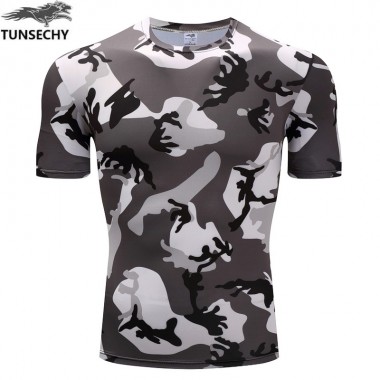 TUNSECHY Men Brand Fitness T Shirt Marvel Superhero Male Quick Dry Bodybuilding Crossfit Tops 3D Digital Printing T Shirt