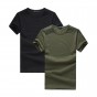 Pioneer Camp 2-Pack Promoting Tshirt Men Brand-Clothing Short Sleeve Solid T-Shirt Male Casual Tshirt Fashion Mens