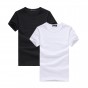 Pioneer Camp 2-Pack Promoting Tshirt Men Brand-Clothing Short Sleeve Solid T-Shirt Male Casual Tshirt Fashion Mens