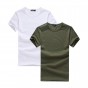 Pioneer Camp 2-Pack Promoting Tshirt Men Brand-Clothing Short Sleeve Solid T-Shirt Male Casual Tshirt Fashion Mens