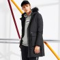 Pioneer Camp 2018 New Thick Long Winter Down Jacket Men Famous Brand Clothing Black Fur White Duck Down Parkas Male AYR701273