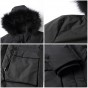 Pioneer Camp 2018 New Thick Long Winter Down Jacket Men Famous Brand Clothing Black Fur White Duck Down Parkas Male AYR701273