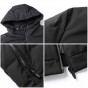 Pioneer Camp Hooded Thicken Warm Duck Down Jacket Men Brand Clothing Men Winter Down Coat Male Top Quality Grey Black AYR705312