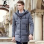 Pioneer Camp New Arrival Long Winter Duck Down Jacket Men Top Quality Brand Men Thick Warm Down Coat Fashion Male Parkas 611636