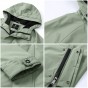 Pioneer Camp Spring Solid Hooded Long Jacket Coat Men Brand Clothing Casual Fashion Outerwear Windbreaker Male Coat