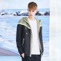 Pioneer Camp Fashion Hooded Jacket Coat Men Brand-Clothing Thin Spring Coat Male Top Quality Patchwork Outerwear AJK801043