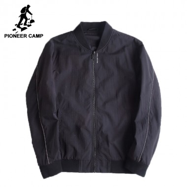 Pioneer Camp New Arrival Autumn Jacket Coat Men Brand-Clothing Black Jacket Male Top Quality Casual Sportwear AJK705123