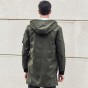 Pioneer Camp 2018 New Trench Coat Men Brand Clothing Top Quality Male Long Army Green Trench Coat Windbreaker Jacket 611315