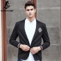 Pioneer Camp New Style Suit Blazer Men Brand Clothing Top Quality Black Male Suit Jacket Fashion Slim Fit Men Suit 699076