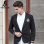 Pioneer Camp New Style Suit Blazer Men Brand Clothing Top Quality Black Male Suit Jacket Fashion Slim Fit Men Suit 699076