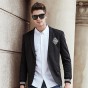 Pioneer Camp New Style Suit Blazer Men Brand Clothing Top Quality Black Male Suit Jacket Fashion Slim Fit Men Suit 699076