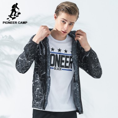 Pioneer Camp Summer Camouflage Jacket Men Brand Clothing Ultra Thin Breathable Sun Protection Coat Male Quick Drying AJK701167