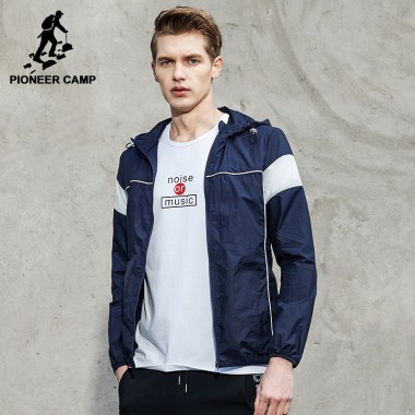 Pioneer Camp New Design Ultra Thin Jacket Men Brand Clothing Sun Protection Coat Male Ultra Light Breathable Jacket AJK702097