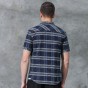 Pioneer Camp New Short Casual Shirt Men Brand Clothing Fashion Striped Shirt Male Top Quality 100% Cotton Plaid Shirt ADC701120