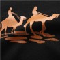 Pioneer Camp 2017 Famous Brand Short Men T Shirt Camel Print Quality Cotton Fashion Loose Men T-Shirt O-Neck Plus Size 305009