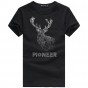 Pioneer Camp 2018 New Fashion Men T Shirt Cotton Male T-Shirt Brand Short Men Summer Tshirt 3D Elk Printed T Shirt Men 677050