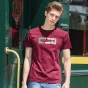 Pioneer Camp Mercerized Cotton Fish Pattern T Shirt Men Brand Clothing Short Summer T-Shirt Male Wine Red Black Tees ADT702264