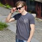 Pioneer Camp New Fashion Short Summer Mens T Shirt Cotton Men Clothing Elasticity Comfortable Breathable T Shirt For Youth