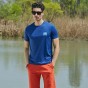 Pioneer Camp 2017 Summer Style Blue Quick-Dry T Shirt Men Tshirt Homme O-Neck Breathable Clothing For Big&Amp;Tall 677065