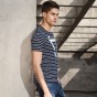 Pioneer Camp New Design Striped T Shirt Men Brand Clothing Fashion Geometry Pattern T-Shirt Male Quality Striped Tees ADT701055