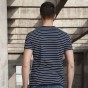 Pioneer Camp New Design Striped T Shirt Men Brand Clothing Fashion Geometry Pattern T-Shirt Male Quality Striped Tees ADT701055