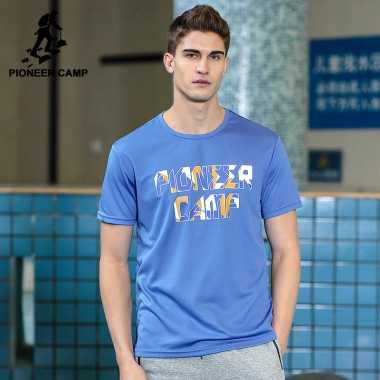 Pioneer Camp New Summer Quick Drying Men T-Shirt Brand Clothing Fashion Printed Male T Shirt Top Quality Tshirt ADT701106