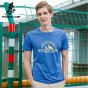 Pioneer Camp Fashion Printed Quick Drying T-Shirt Men Brand Clothing Casual Summer Short T Shirt Male Fast Dry Tshirt ADT702218