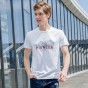 Pioneer Camp Quick Drying T Shirt Men Brand Clothing Summer White Printed T-Shirt Male Top Quality Casual T Shirt ADT702220