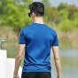 Pioneer Camp Summer Casual Printed Blue Quick-Dry T Shirt Men Tshirt Homme Breathable Clothing For Big&Amp;Tall 622067