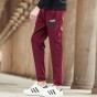 Pioneer Camp Wine Red Casual Joggers Men Brand Winter Autumn Thick Fleece Trousers Fashion Pants Quality Male Sweatpants 699083