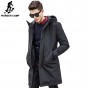 Pioneer Camp Long Warm Winter Jacket Men Waterproof Brand Clothing Male Cotton Spring Coat Quality Black Down Parkas Men 611801