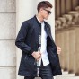 Pioneer Camp Brand Clothing New Long Trench Coat Men Top Quality Fashion Jackets Coats Wuyou