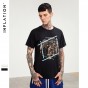 INFLATION 2018 New Fashion T-Shirt Man Graphic Print Short Sleeve Top Tees T-Shirt Streetwear Cool Hip Hop T-Shirts 8254S