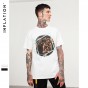 INFLATION 2018 New Fashion T-Shirt Man Graphic Print Short Sleeve Top Tees T-Shirt Streetwear Cool Hip Hop T-Shirts 8254S