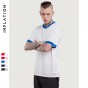 INFLATION 2017 New Style Men Hiphop Plain Color T-Shirts Fake Two Piece T Shirt 100% Cotton Summer Style Short Sleeve Tee