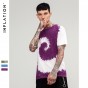 INFLATION 2018 Men'S Summer Handmade Tie Dye T Shirt Fashion Colorful Tops Hipster Skateboard Men/Women Top Tees T-Shirt 8107S