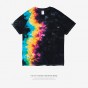 INFLATION 2018 Brand T Shirt Tie Dyed Short Sleeve Tees Rock Men T-Shirt Casual T-Shirt For Men Streetwear New Summer 8102S