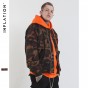 INFLATION Thick Bomber Jacket Winter Mens MA1 Camo Jackets Coats Camo Jackets Mens Hip Hop Coats Streetwear 261W17