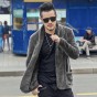 Men New Winter Plush Furry Suit Cardigan Metrosexual Men Slim Cashmere American Style Warm Jacket Cardigan Brand Coat 2017