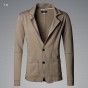 2017 High Quality New Autumn Winter Men Casual Blazer Men'S Cotton Suit Jacket Slim Fit Men'S Classic Blazer Coat Fashion