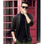 2017 Casual Men Knit Suit Blazer Business Slim Costume Homme Blazer Masculino Male Woolen Suits Vintage Jacket Coat One Button