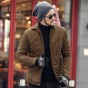 2017 Men New Autumn Fashion Brand Slim Fit Long Sleeve Coat Men Plaid Cotton Casual Outwear Warm European Style Top Quality Coat