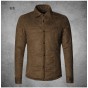 2017 Men New Autumn Fashion Brand Slim Fit Long Sleeve Coat Men Plaid Cotton Casual Outwear Warm European Style Top Quality Coat