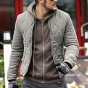 2018 New Arrival Autumn Winter Men'S Jackets Solid Fashion Cotton Coats Male Casual Slim Stand Collar Jacket Outerdoor Overcoat