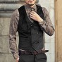 2018 New Winter Men'S Double Breasted Velvet Vest Men Cotton Slim Casual Brand Design European Style Suit Vest Waistcoat Solid