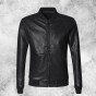 2018 Winter Men Slim Fashion Black PU Leather Jacket Metrosexual Man Zipper Casual Pilots New Windbreaker Outwear Jacket