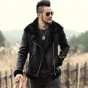 2017 New Winter Wool Fur Male Brand Motorcycle Leather Jackets Men Black Imitation Leather Fur Coat Mens Leather Jackets &Amp; Coat