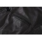 2018 Men Black New Autumn Slim Sheepskin Leather Jacket Metrosexual Men Fashion Motorcycle Biker Genuine Leather Jacket Brand