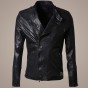 Brand Men Leather Jacket Pilot Casual Sheepskin Genuine Leather Coat Male Short Design Men Autumn Leather Jacket Black Coat